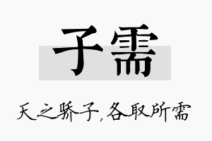 子需名字的寓意及含义