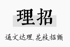 理招名字的寓意及含义