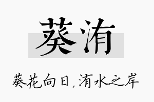 葵洧名字的寓意及含义