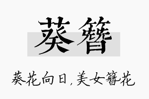 葵簪名字的寓意及含义