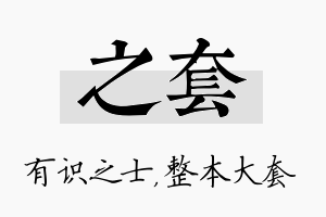 之套名字的寓意及含义