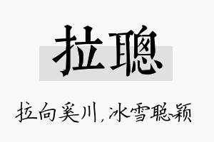 拉聪名字的寓意及含义