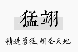 猛翊名字的寓意及含义