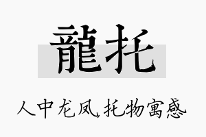 龙托名字的寓意及含义