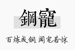 钢宠名字的寓意及含义