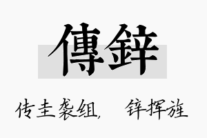 传锌名字的寓意及含义