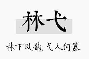 林弋名字的寓意及含义