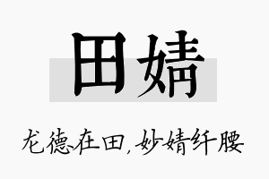 田婧名字的寓意及含义