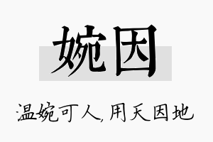 婉因名字的寓意及含义