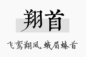 翔首名字的寓意及含义