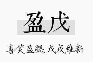 盈戊名字的寓意及含义