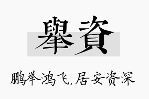 举资名字的寓意及含义