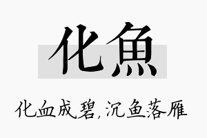 化鱼名字的寓意及含义