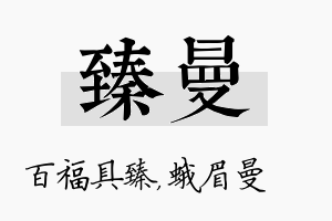 臻曼名字的寓意及含义