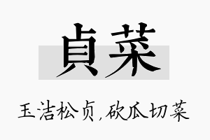 贞菜名字的寓意及含义