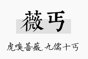 薇丐名字的寓意及含义