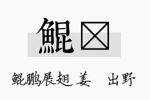 鲲嫄名字的寓意及含义