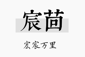 宸茴名字的寓意及含义