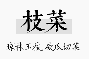 枝菜名字的寓意及含义