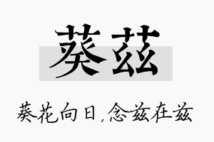 葵兹名字的寓意及含义