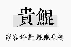 贵鲲名字的寓意及含义