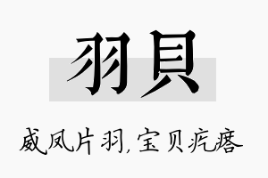 羽贝名字的寓意及含义