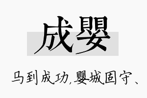 成婴名字的寓意及含义