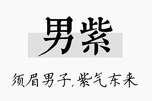 男紫名字的寓意及含义