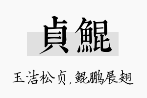 贞鲲名字的寓意及含义