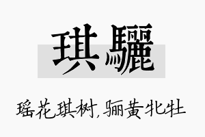 琪骊名字的寓意及含义