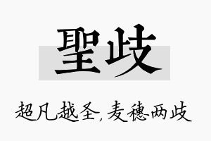 圣歧名字的寓意及含义