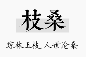 枝桑名字的寓意及含义