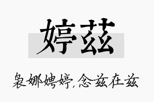 婷兹名字的寓意及含义