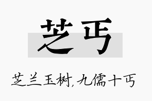 芝丐名字的寓意及含义