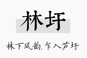 林圩名字的寓意及含义