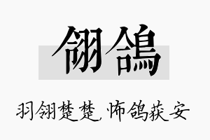 翎鸽名字的寓意及含义