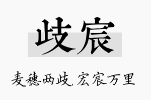 歧宸名字的寓意及含义