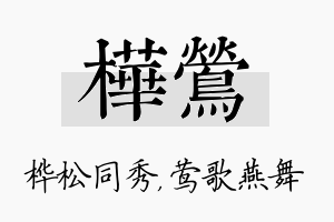 桦莺名字的寓意及含义