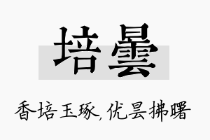 培昙名字的寓意及含义