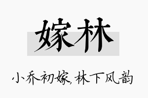 嫁林名字的寓意及含义