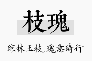 枝瑰名字的寓意及含义