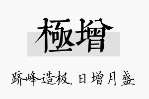 极增名字的寓意及含义