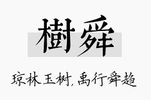 树舜名字的寓意及含义