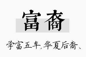 富裔名字的寓意及含义