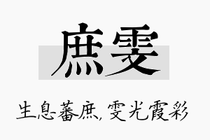 庶雯名字的寓意及含义