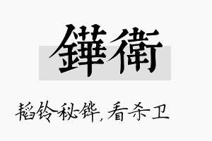 铧卫名字的寓意及含义