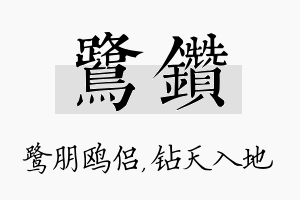 鹭钻名字的寓意及含义