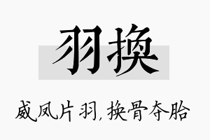 羽换名字的寓意及含义