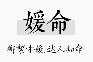 媛命名字的寓意及含义