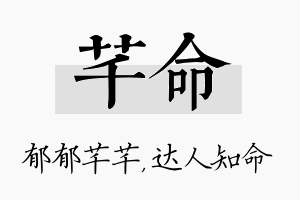 芊命名字的寓意及含义